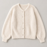 Cardigan aus Cloudy-Mohair