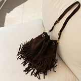 Echtleder Bucket Tasche WOODSTOCK