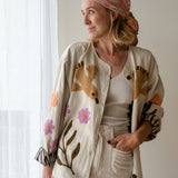 Weite Baumwolle Jacke BIRDIE